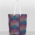 Vintage Motif Design Full Print Rope Handle Tote (Small) View2