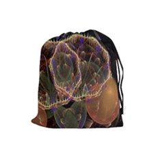 Fractal Geometry Drawstring Pouch (large) by Sparkle