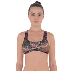 Fractal Geometry Got No Strings Sports Bra by Sparkle