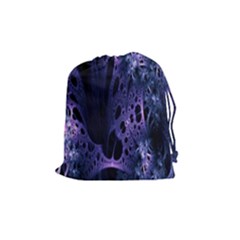Fractal Web Drawstring Pouch (medium) by Sparkle