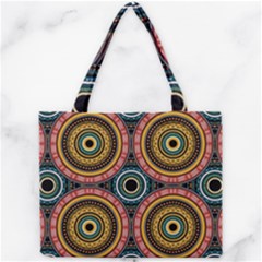 Aztec Multicolor Mandala Mini Tote Bag by tmsartbazaar