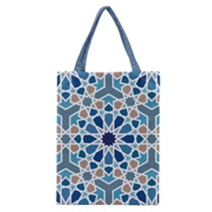 Arabic Geometric Design Pattern  Classic Tote Bag by LoolyElzayat
