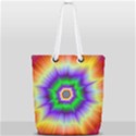 Psychedelic Explosion Full Print Rope Handle Tote (Small) View2