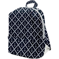 Anchors  Zip Up Backpack by Sobalvarro