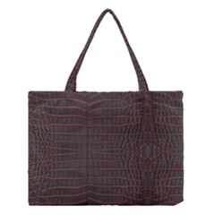 Chestnut Nile Crocodile Skin Medium Tote Bag by LoolyElzayat