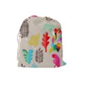 Scandinavian Foliage Fun Drawstring Pouch (Large) View2