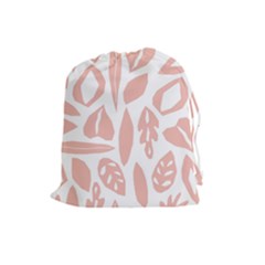 Blush Orchard Drawstring Pouch (large) by andStretch