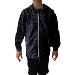 Black Alligator Skin Kids  Hooded Windbreaker by LoolyElzayat