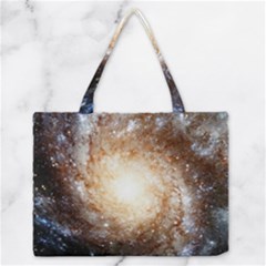 Galaxy Space Zipper Medium Tote Bag by Sabelacarlos