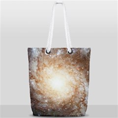 Galaxy Space Full Print Rope Handle Tote (small) by Sabelacarlos
