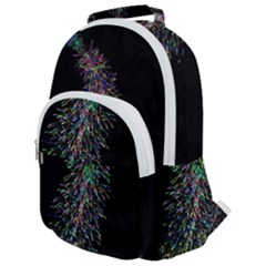 Galaxy Space Rounded Multi Pocket Backpack by Sabelacarlos