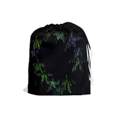 Heart Drawstring Pouch (large) by Sabelacarlos