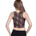 Abstract Zigzag Motif Racer Back Crop Top View2