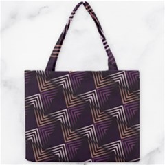 Zigzag Motif Design Mini Tote Bag by tmsartbazaar