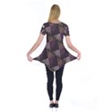 Zigzag Motif Design Short Sleeve Tunic  View2
