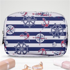 Seamless-marine-pattern Make Up Pouch (small) by BangZart