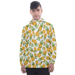 Pineapples Men s Front Pocket Pullover Windbreaker by goljakoff