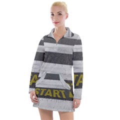 Asphalt Begin Bright Expectation Women s Long Sleeve Casual Dress by HermanTelo