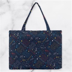 Traditional Tribal Pattern Zipper Medium Tote Bag by tmsartbazaar
