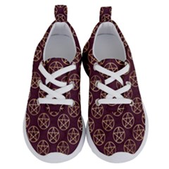 Golden Pentagram Running Shoes by Angelandspot