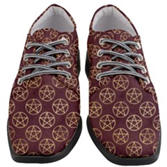 Golden Pentagram Women Heeled Oxford Shoes by Angelandspot