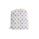 Multicolored Hands Silhouette Motif Design Drawstring Pouch (Medium) View1