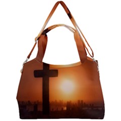 Cartagena De Indias Colombia, Aerial View Double Compartment Shoulder Bag by dflcprintsclothing