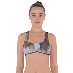 Digital Geometry Got No Strings Sports Bra by Sparkle