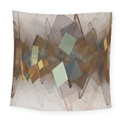 Digital Geometry Square Tapestry (large) by Sparkle