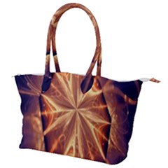 Sun Fractal Canvas Shoulder Bag by Sparkle
