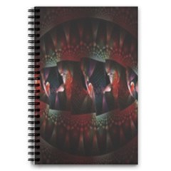 Twist Flower 5 5  X 8 5  Notebook by Sparkle