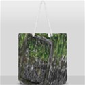 Green Glitter Squre Full Print Rope Handle Tote (Large) View2