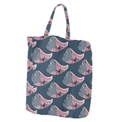 Doodle Queen Fish Pattern Giant Grocery Tote by tmsartbazaar