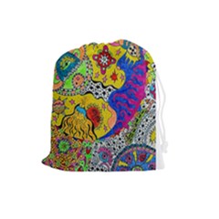 Supersonicplanet2020 Drawstring Pouch (large) by chellerayartisans