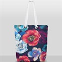 Flowers Pattern Full Print Rope Handle Tote (Small) View2