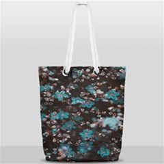 Realflowers Full Print Rope Handle Tote (small) by Sparkle