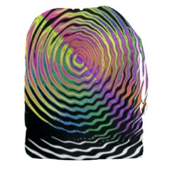 Rainbowwaves Drawstring Pouch (3xl) by Sparkle