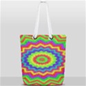 Masaic Colorflower Full Print Rope Handle Tote (Small) View2