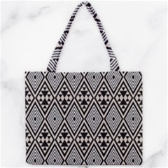 Abstract Boho Style Geometric Mini Tote Bag by tmsartbazaar