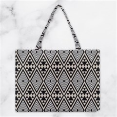 Abstract Boho Style Geometric Medium Tote Bag by tmsartbazaar
