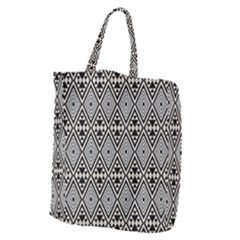 Abstract Boho Style Geometric Giant Grocery Tote by tmsartbazaar