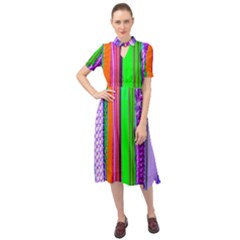 Fashion Belts Keyhole Neckline Chiffon Dress by essentialimage