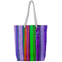 Fashion Belts Full Print Rope Handle Tote (small) by essentialimage