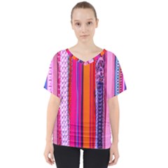 Fashion Belts V-neck Dolman Drape Top by essentialimage