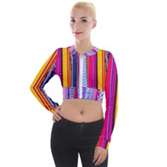 Fashion Belts Long Sleeve Cropped Velvet Jacket by essentialimage