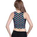 Geo Rainbow Stroke Racer Back Crop Top View2