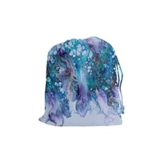 Sea Anemone Drawstring Pouch (medium) by CKArtCreations