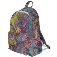 Abstract Marbling The Plain Backpack by kaleidomarblingart
