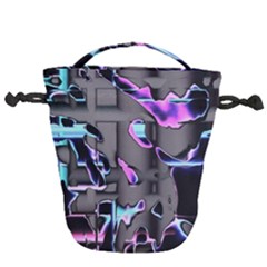 D B  Drawstring Bucket Bag by MRNStudios