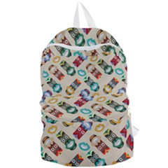 Ethnic Tribal Masks Foldable Lightweight Backpack by tmsartbazaar